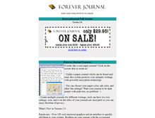 Tablet Screenshot of foreverjournal.com